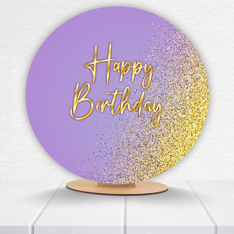 Painel Redondo Aniversário 50x50 - Imagem 5