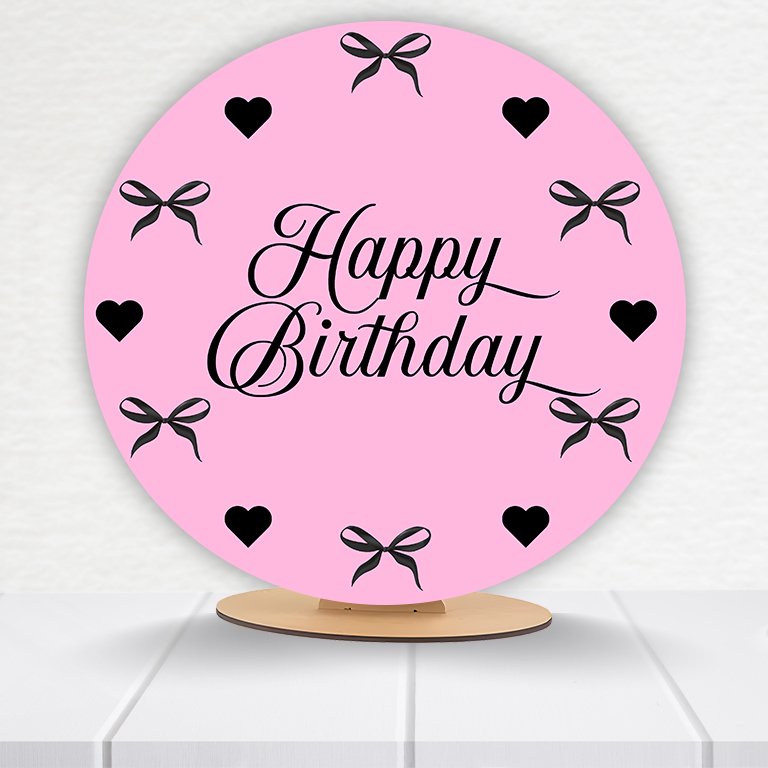 Painel Redondo Aniversário 50x50 - Imagem 3
