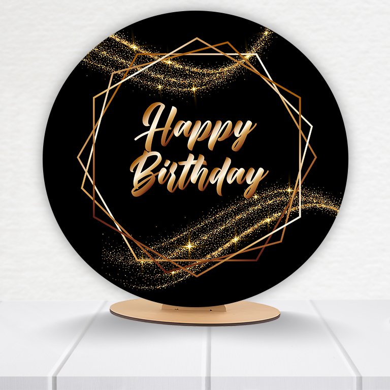 Painel Redondo Aniversário 50x50 - Imagem 12