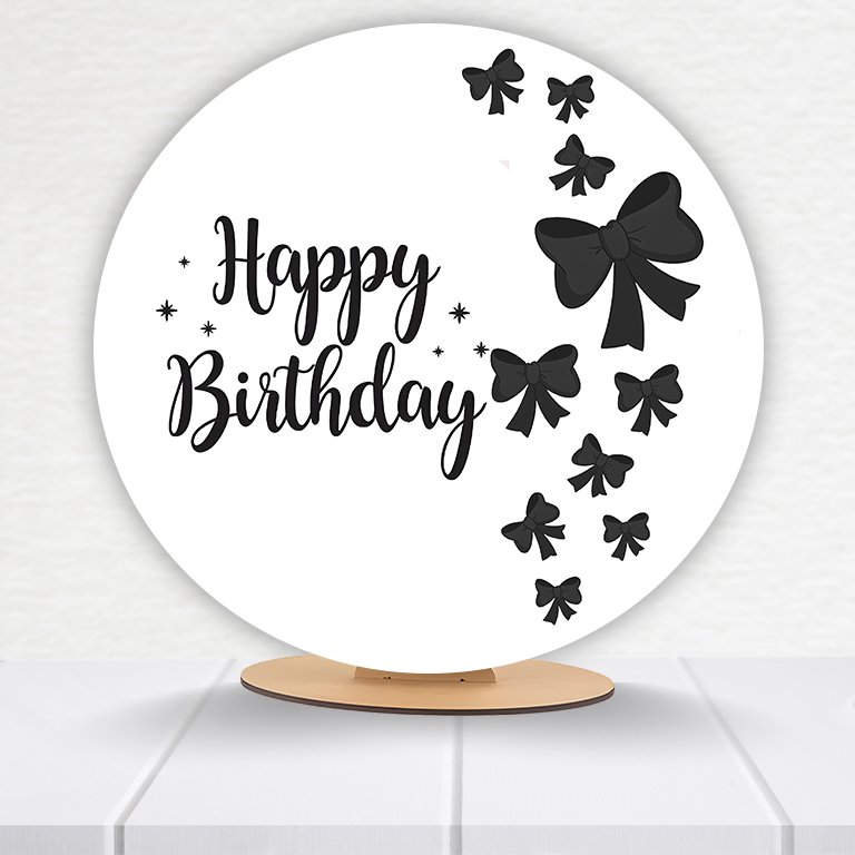 Painel Redondo Aniversário 50x50 - Imagem 4