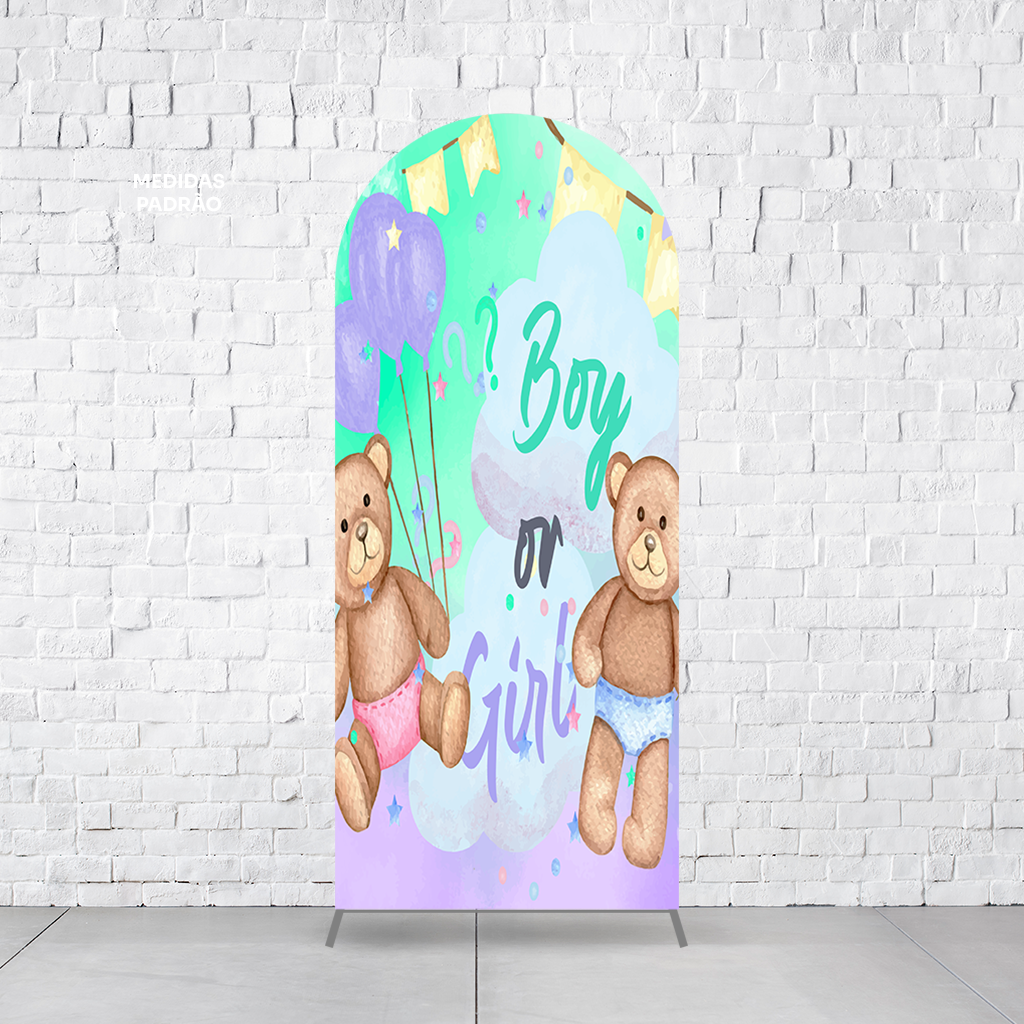 Painel Arco Romano Chá Revelação - Imagem 2