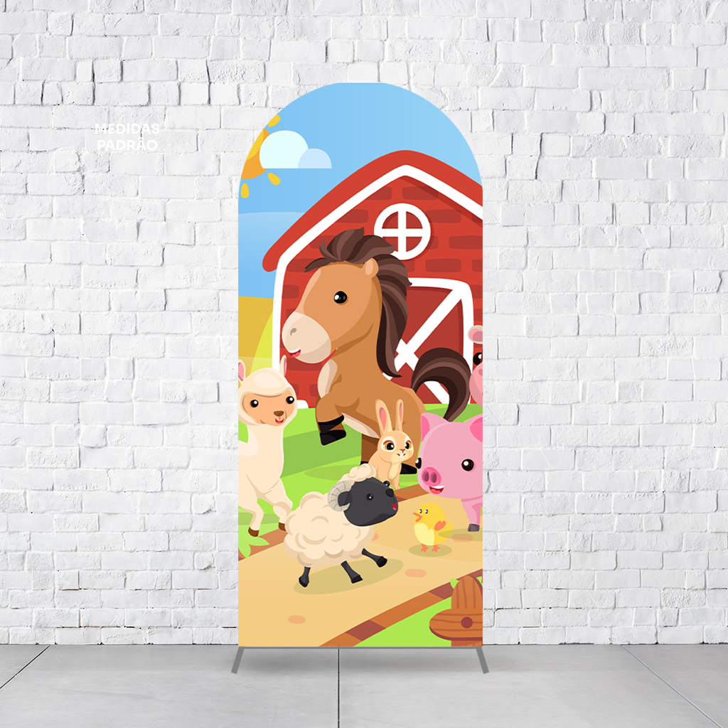 Painel Arco Romano Fazendinha  PAINEL038