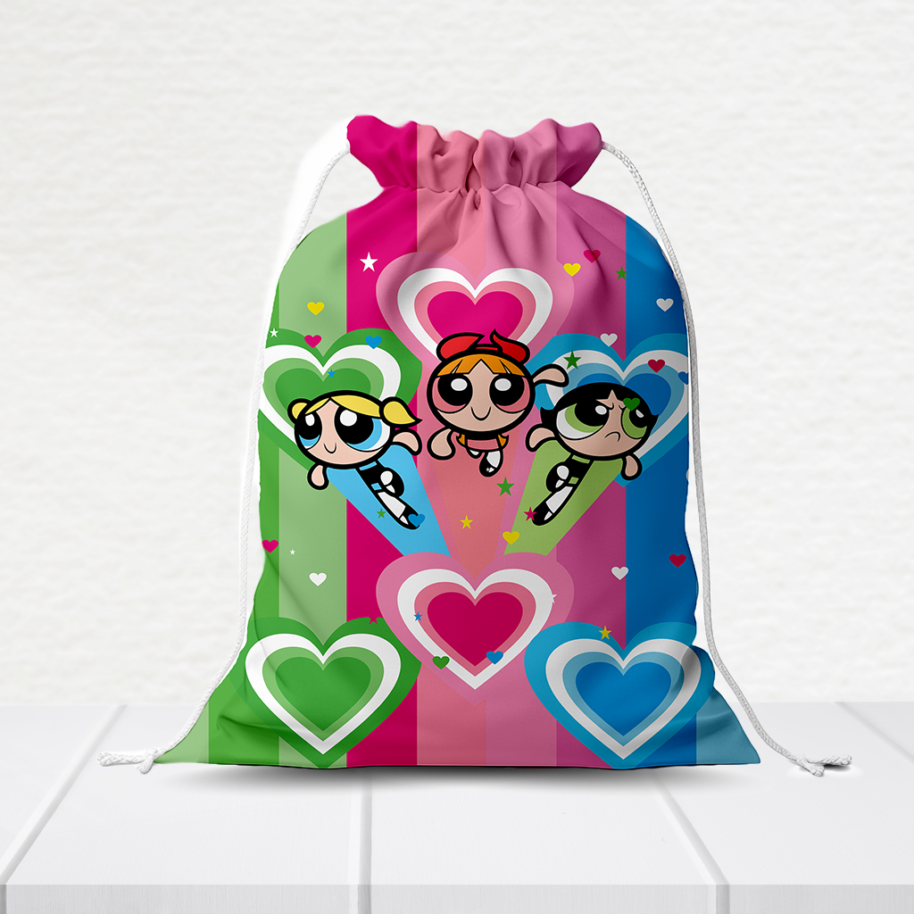 Sacolinha Personalizada Meninas Super Poderosas 20Cm X 15Cm