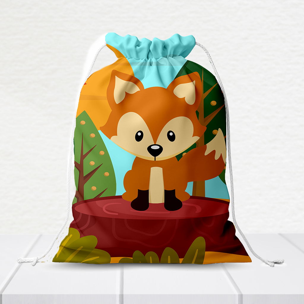 Sacolinha Personalizada Raposinha 20Cm X 15Cm