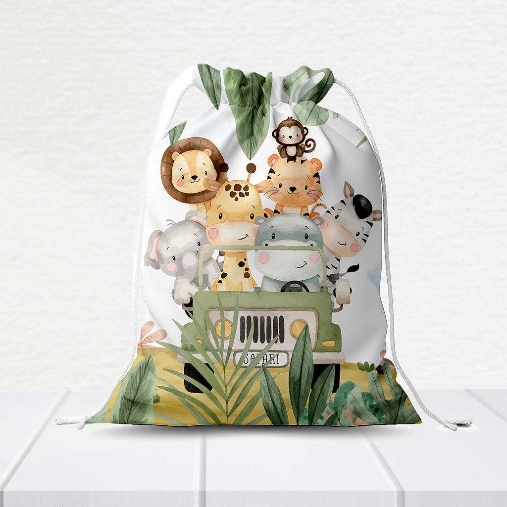 Sacolinha Personalizada Safari 20Cm X 15Cm
