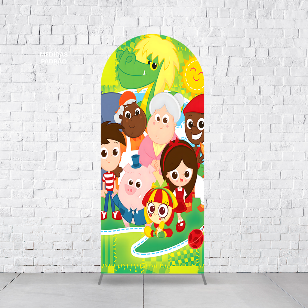 Painel Arco Romano Sítio Do Pica Pau Amarelo