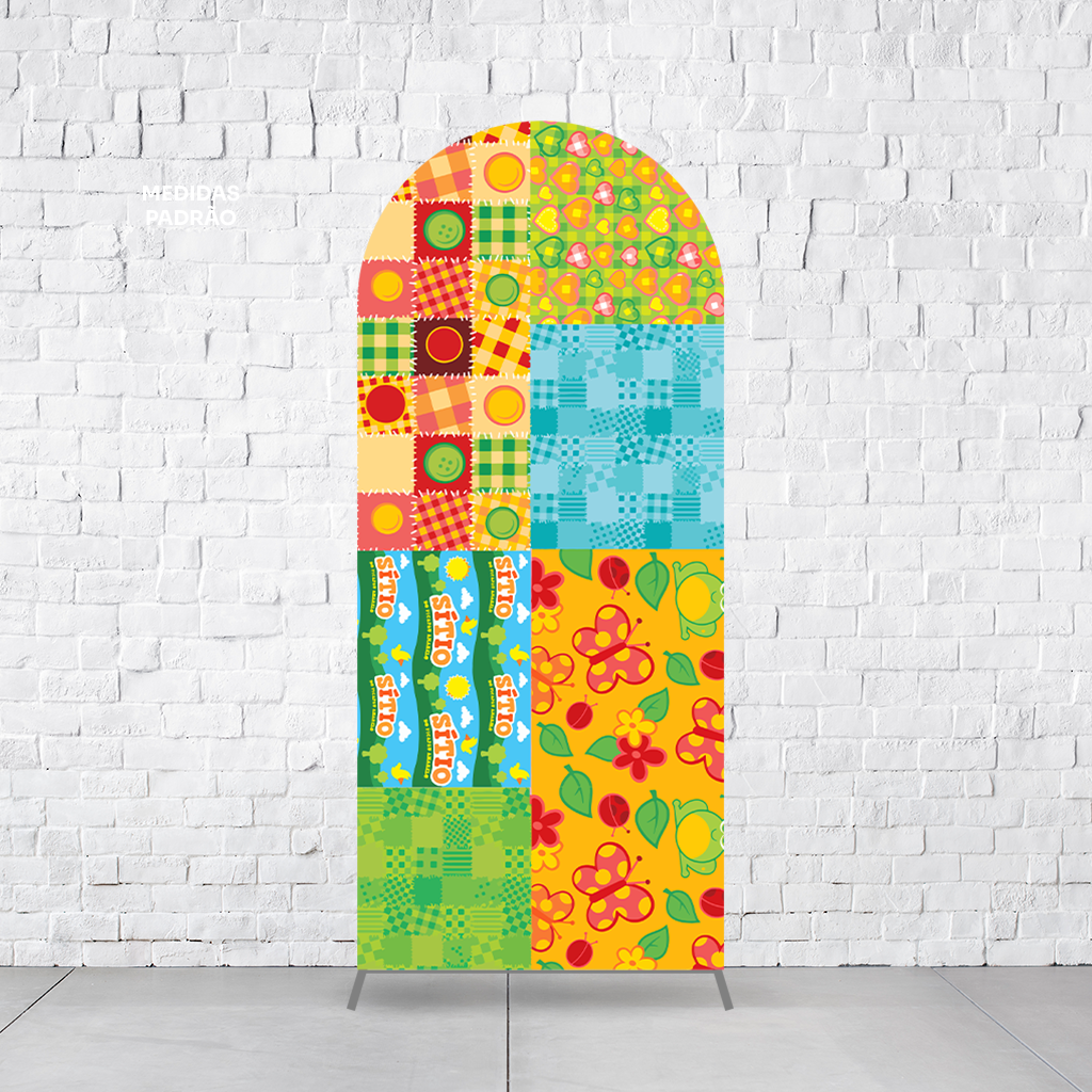 Painel Arco Romano Sítio Do Pica Pau Amarelo - Imagem 3