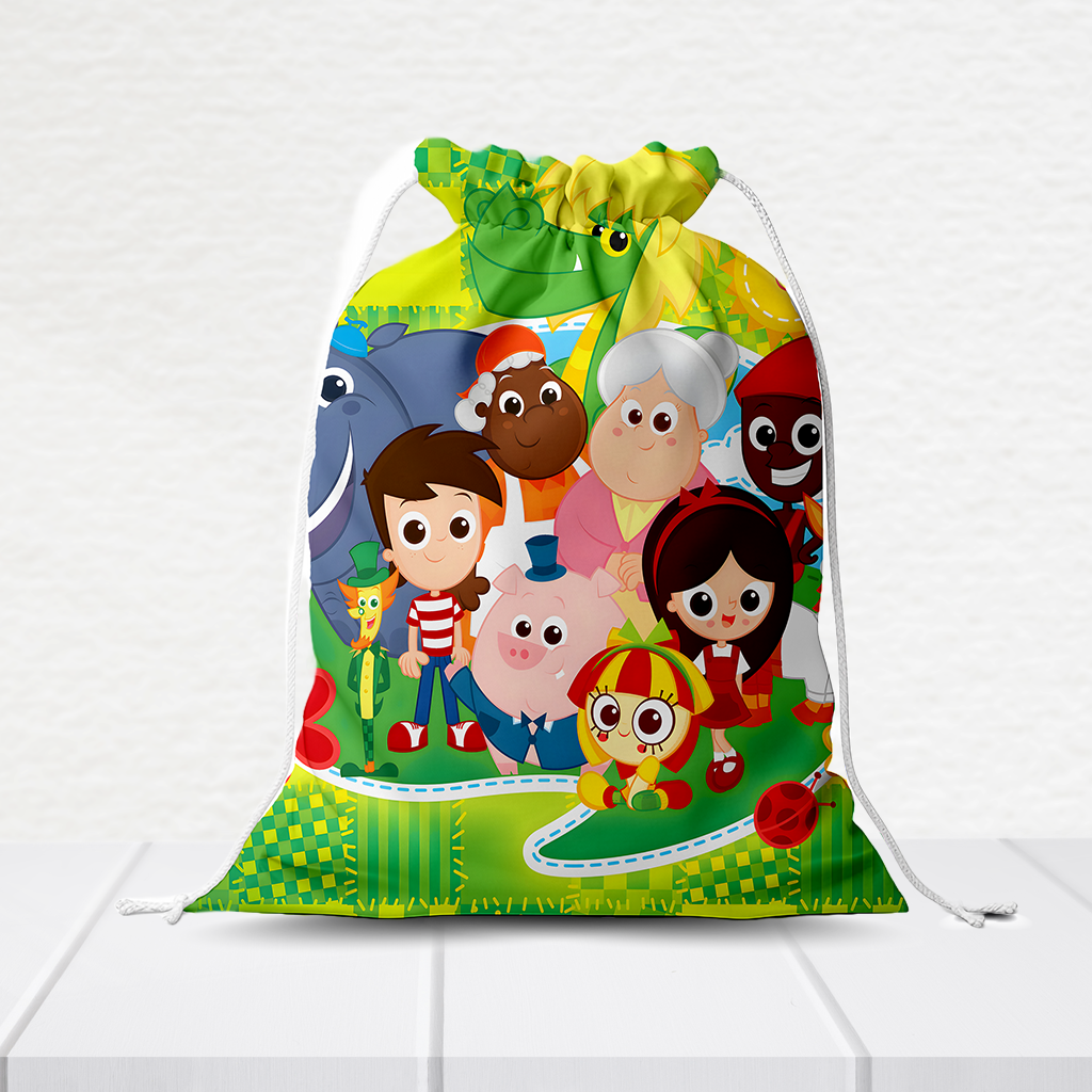 Sacolinha Personalizada Sítio Do Pica Pau Amarelo 20Cm X 15Cm