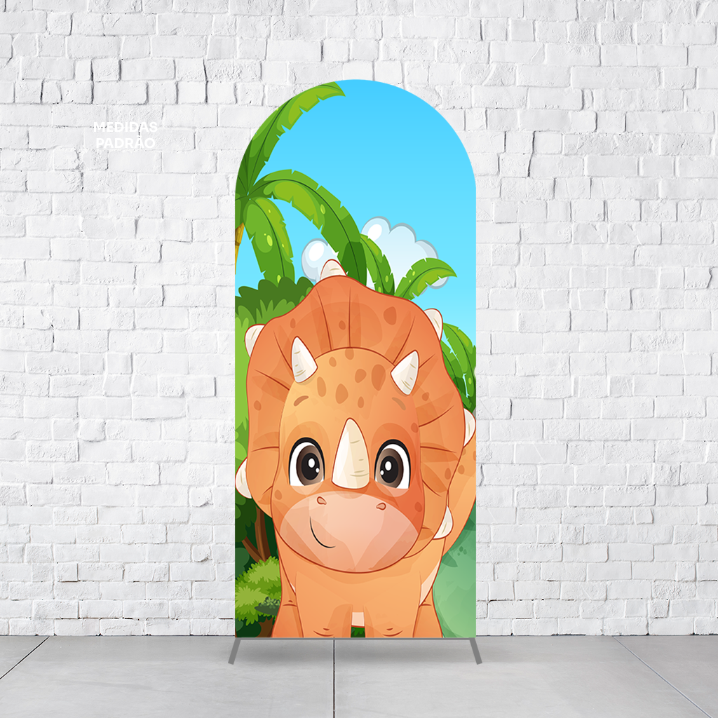 Painel Arco Romano Dino Cute - Imagem 2