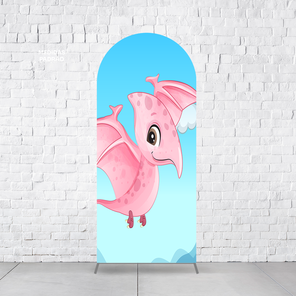Painel Arco Romano Dino Cute - Imagem 1