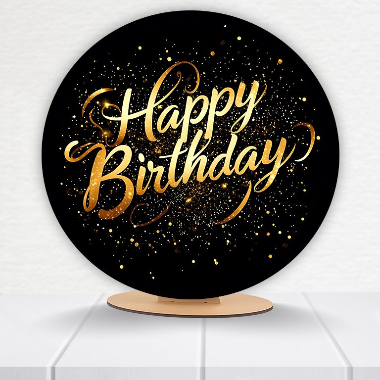 Painel Redondo Aniversário 50x50cm - Imagem 10