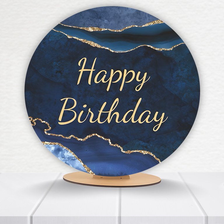 Painel Redondo Aniversário 50x50cm  PAINEL204 - Imagem 16