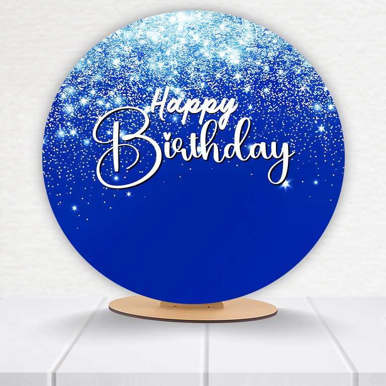 Painel Redondo Aniversário 50x50cm  PAINEL204 - Imagem 17