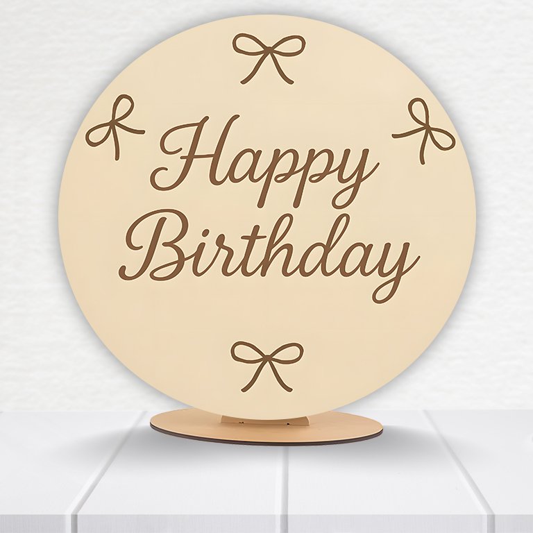 Painel Redondo Aniversário 50x50cm - Imagem 6