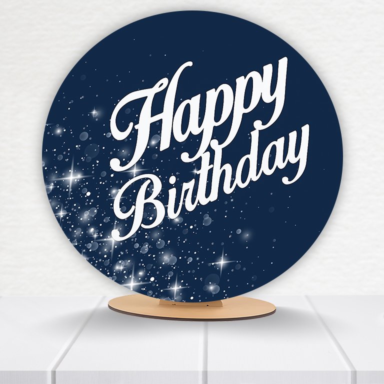 Painel Redondo Aniversário 50x50cm  PAINEL996 - Imagem 11