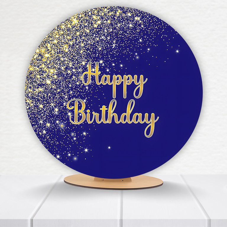 Painel Redondo Aniversário 50x50cm  PAINEL996 - Imagem 7