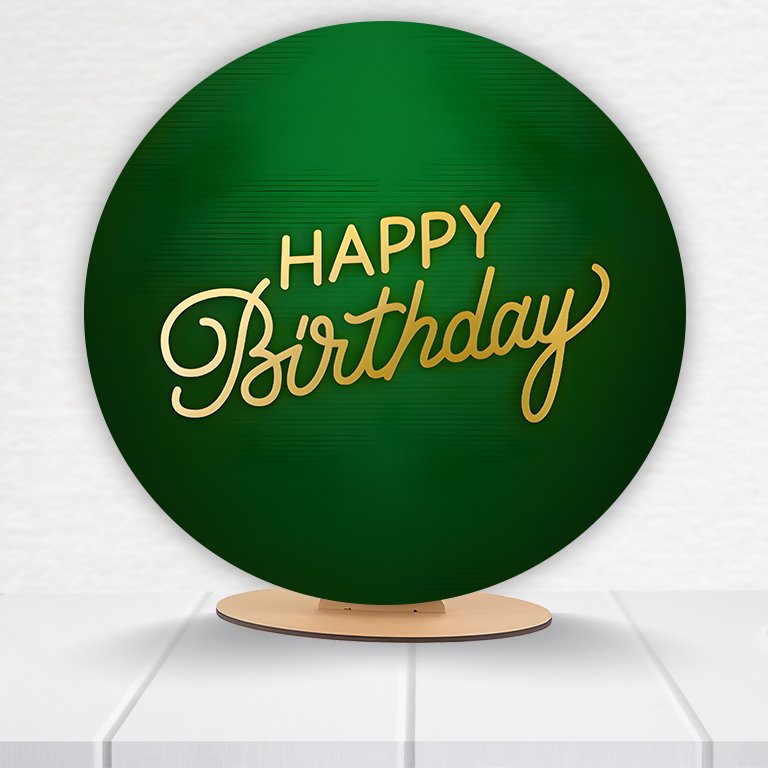 Painel Redondo Aniversário 50x50cm  PAINEL996 - Imagem 12