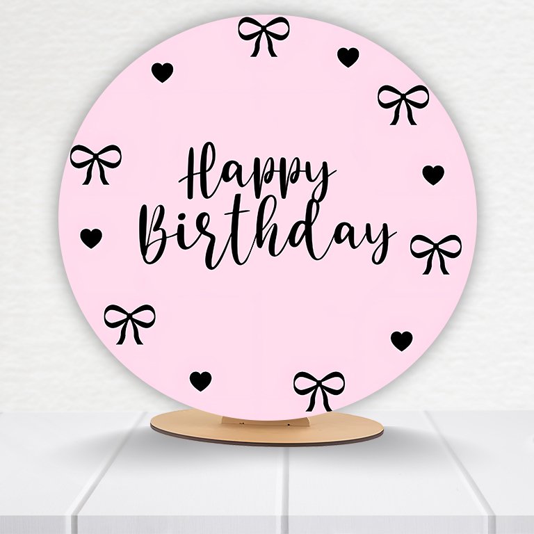 Painel Redondo Aniversário 50x50cm - Imagem 14