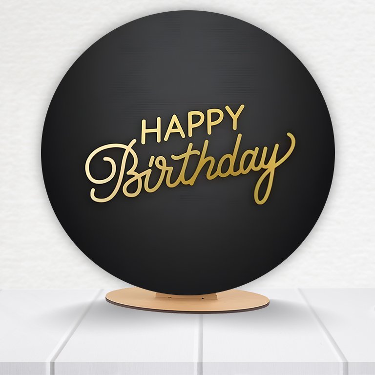 Painel Redondo Aniversário 50x50cm - Imagem 6