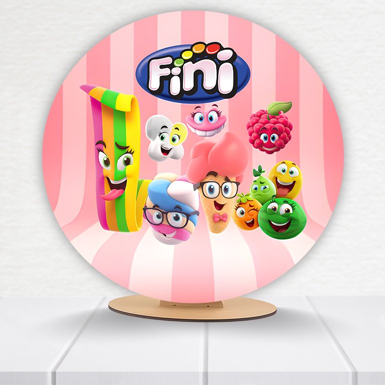 Painel Redondo Bala Fini 50x50cm - Imagem 3