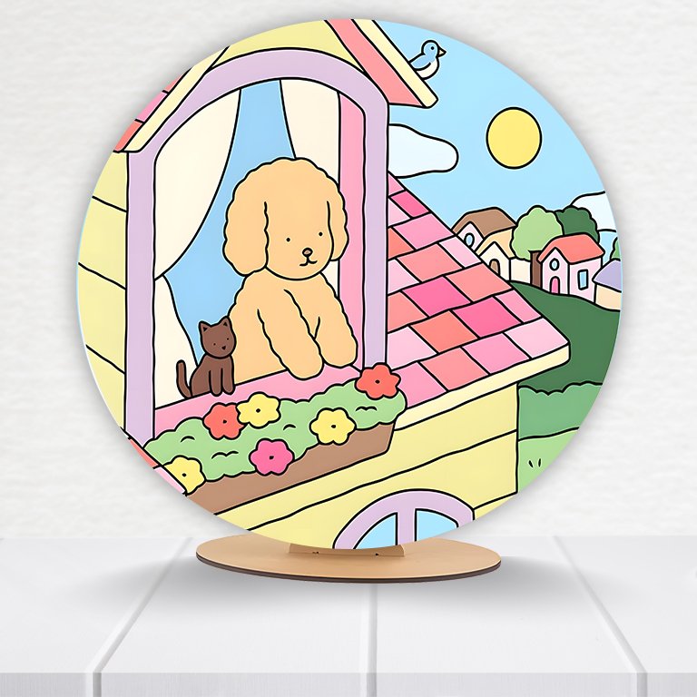 Painel Redondo Bobbie Goods 50x50cm - Imagem 3