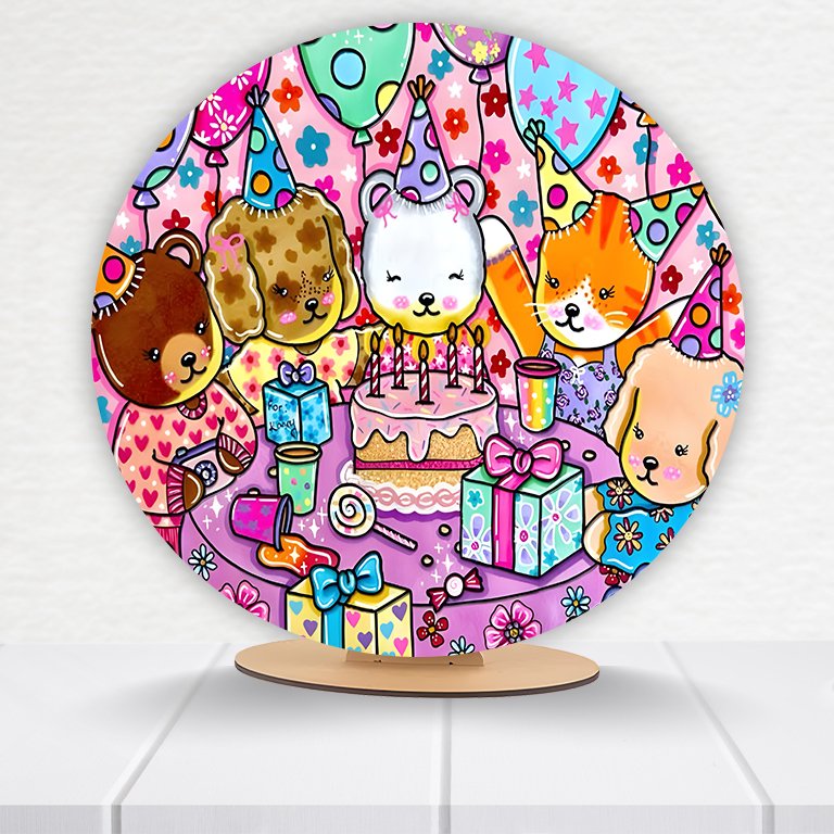 Painel Redondo Bobbie Goods 50x50cm - Imagem 11