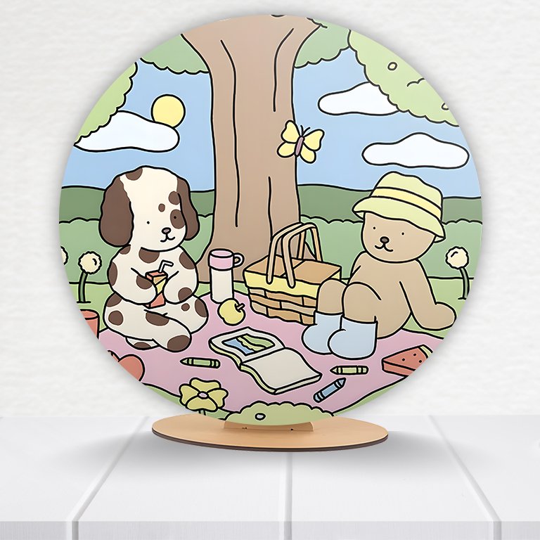 Painel Redondo Bobbie Goods 50x50cm - Imagem 14