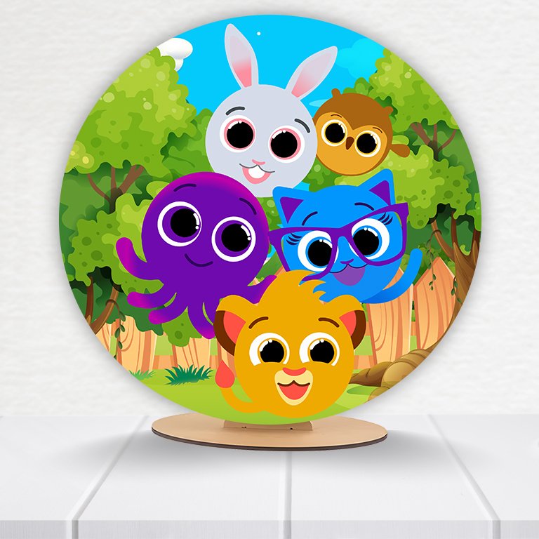 Painel Redondo Bolofofos 50x50cm