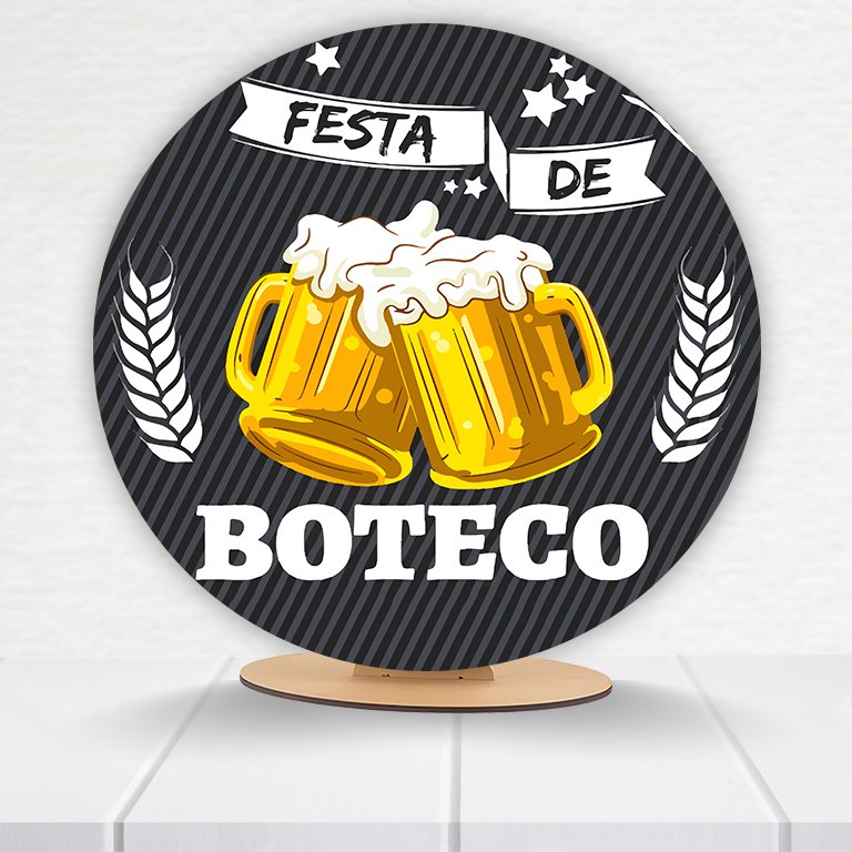 Painel Redondo Boteco 50x50cm - Imagem 6