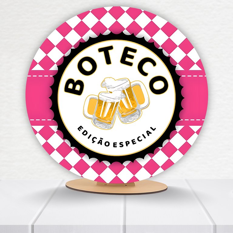 Painel Redondo Boteco 50x50cm - Imagem 7