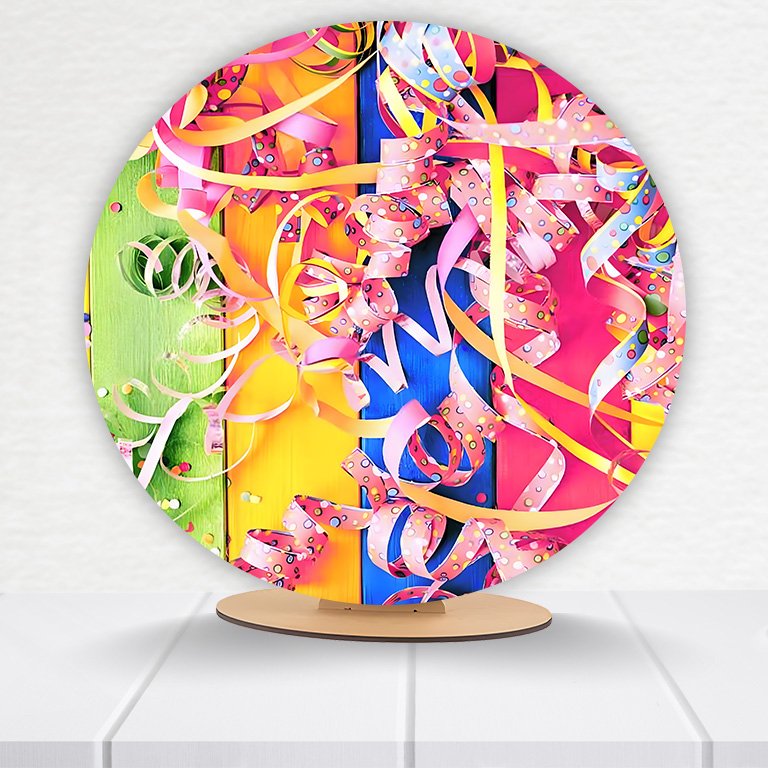 Painel Redondo Carnaval 50x50cm - Imagem 9