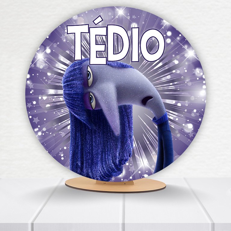 Painel Redondo Divertidamente 50x50cm - Imagem 17