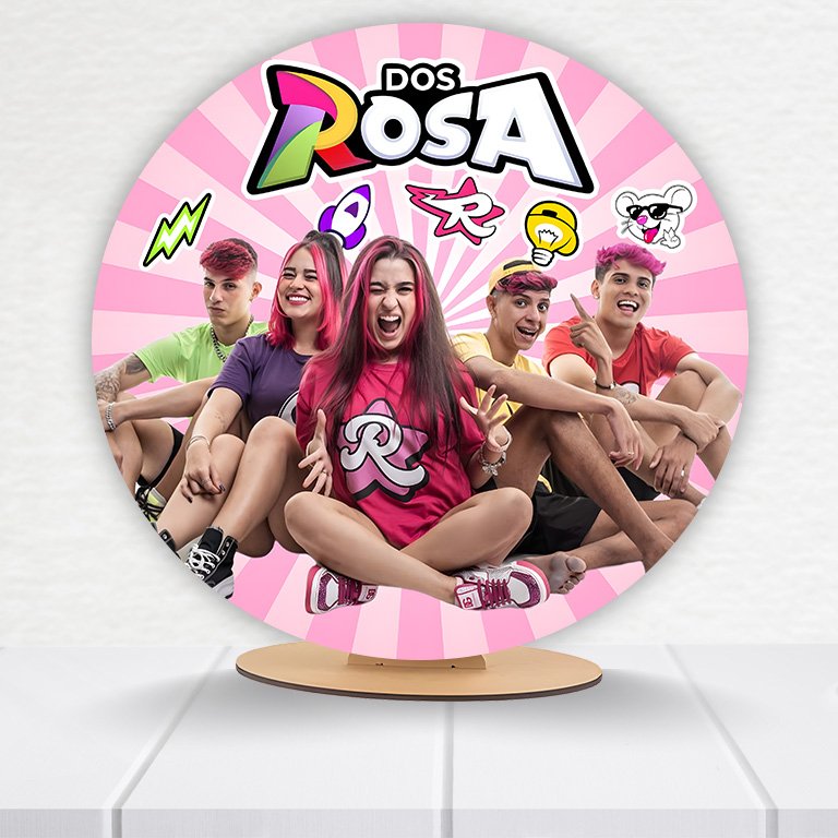 Painel Redondo Dos Rosas 50x50cm - Imagem 5