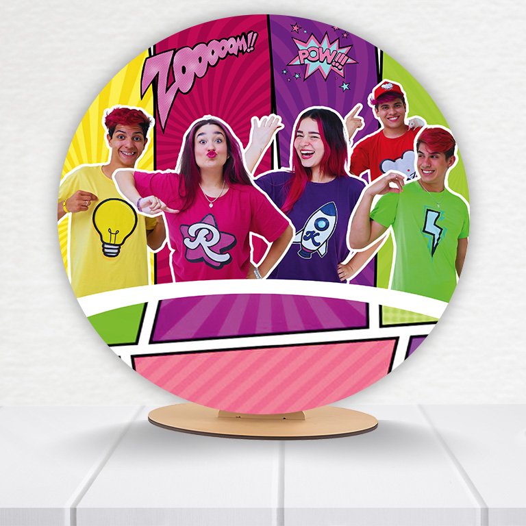 Painel Redondo Dos Rosas 50x50cm