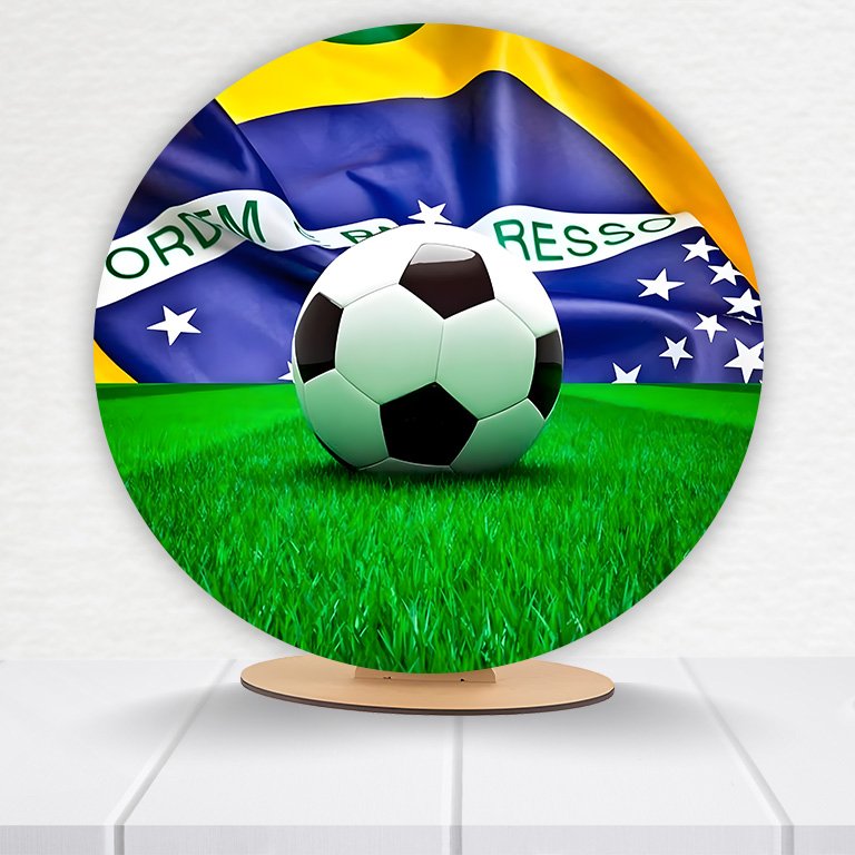 Painel Redondo Futebol 50x50cm - Imagem 13