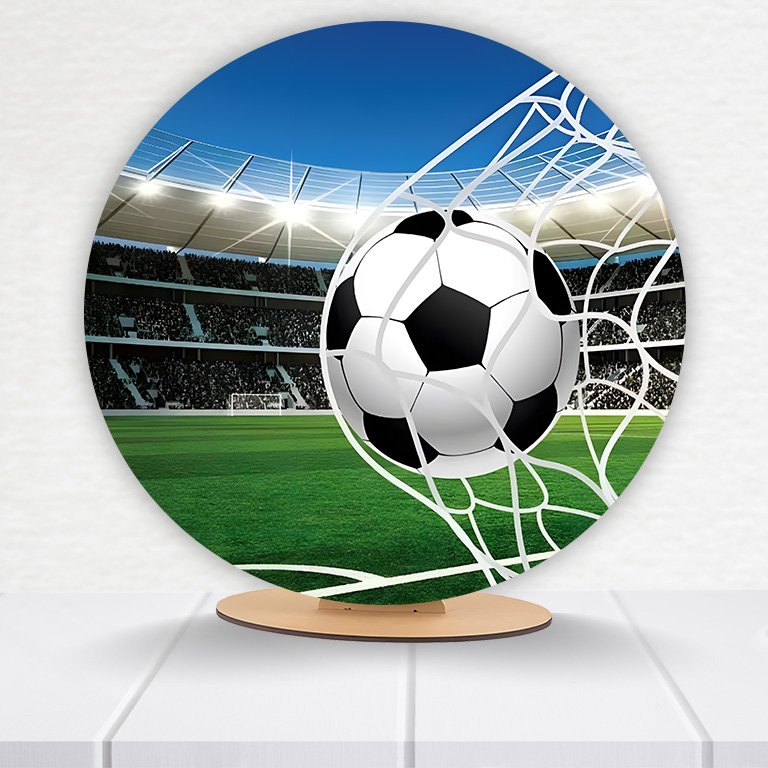 Painel Redondo Futebol 50x50cm - Imagem 6
