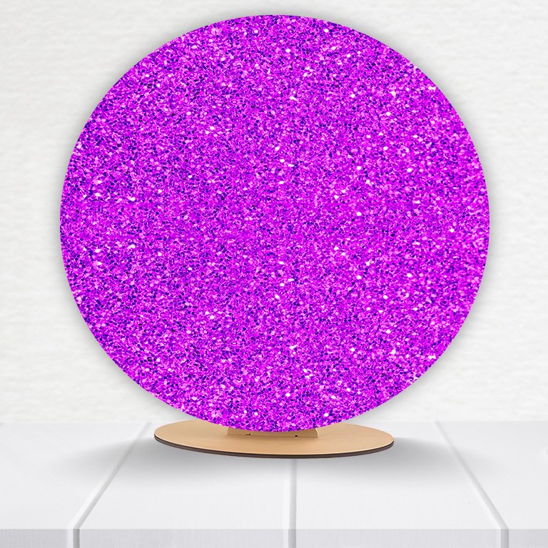 Painel Redondo Glitter 50x50cm - Imagem 3