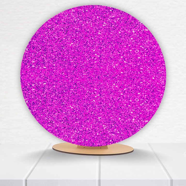 Painel Redondo Glitter 50x50cm - Imagem 6