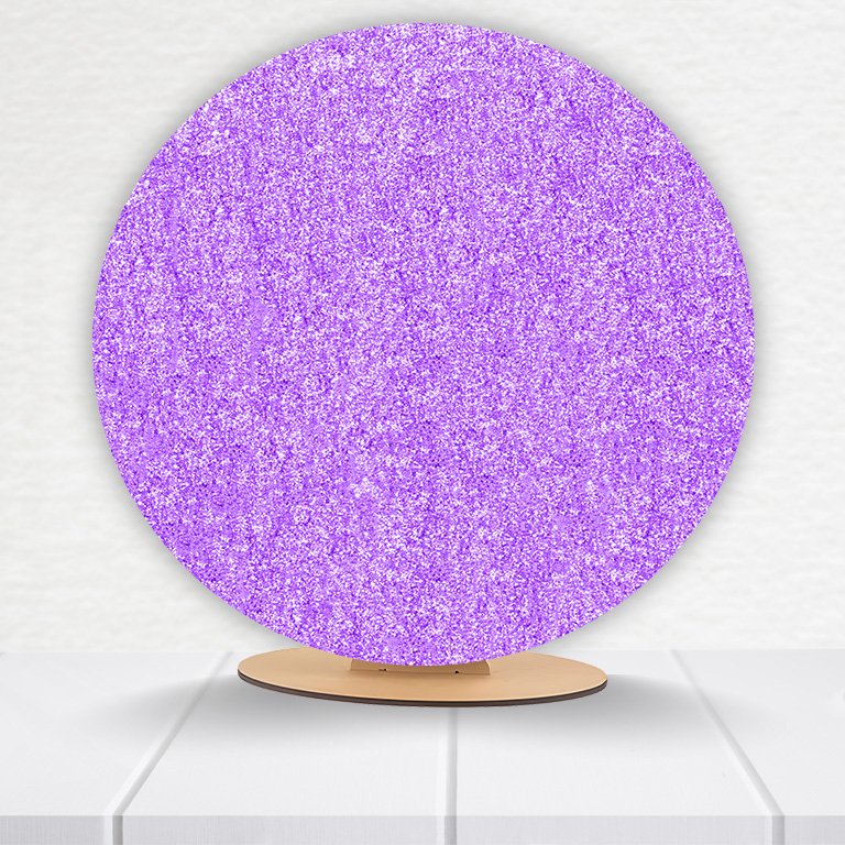 Painel Redondo Glitter 50x50cm - Imagem 2