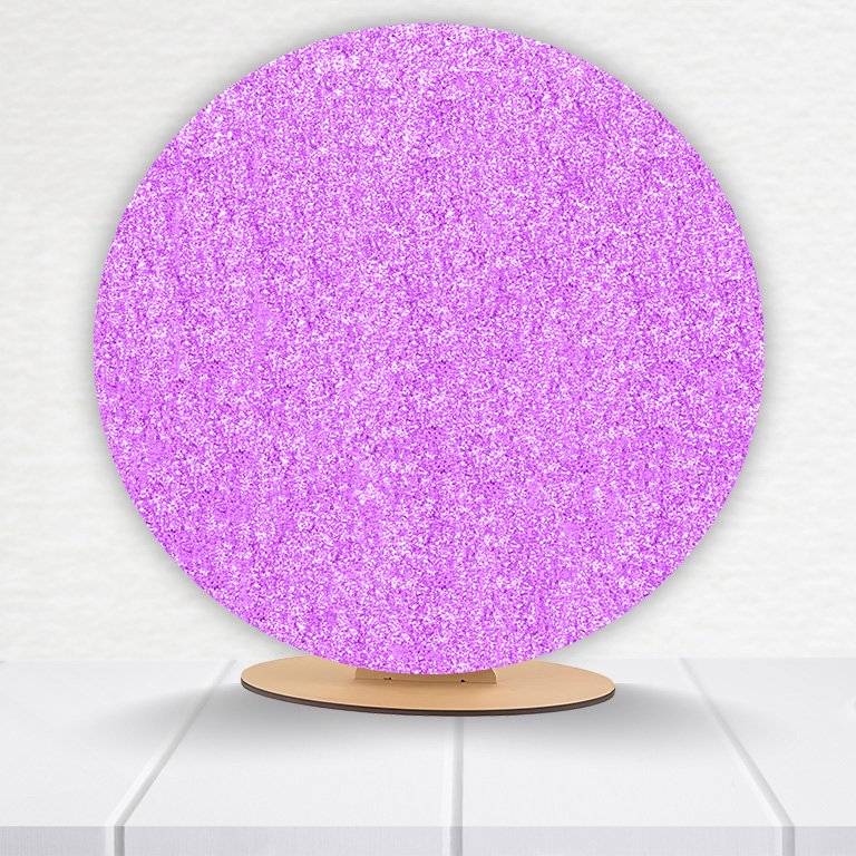 Painel Redondo Glitter 50x50cm - Imagem 9