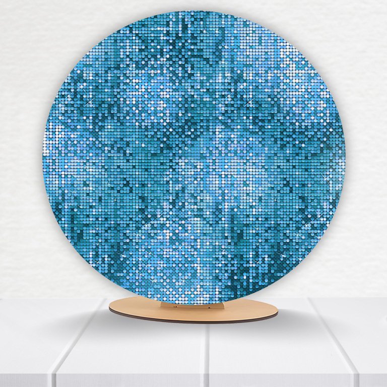 Painel Redondo Glitter 50x50cm  PAINEL190 - Imagem 10