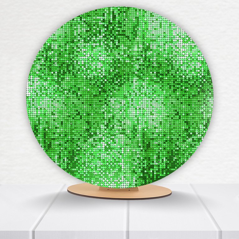 Painel Redondo Glitter 50x50cm  PAINEL190 - Imagem 12