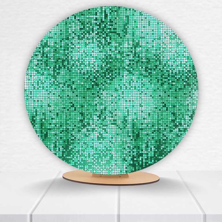 Painel Redondo Glitter 50x50cm  PAINEL190 - Imagem 8