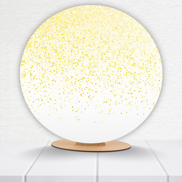 Painel Redondo Glitter 50x50cm  PAINEL190 - Imagem 2