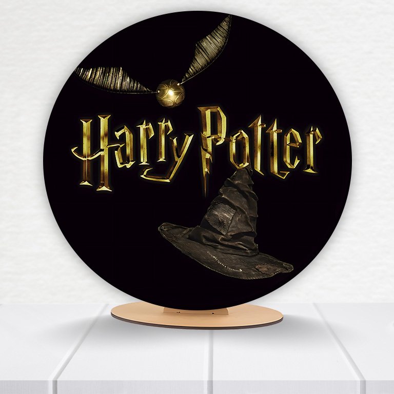 Painel Redondo Harry Potter 50x50cm  PAINEL662