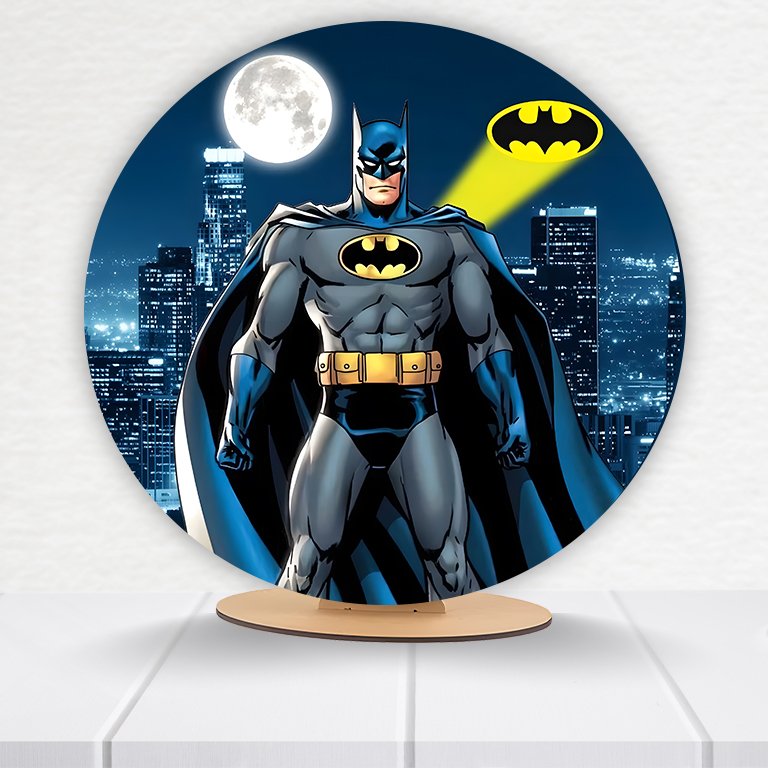 Painel Redondo Batman 50x50cm  PAINEL169 - Imagem 4