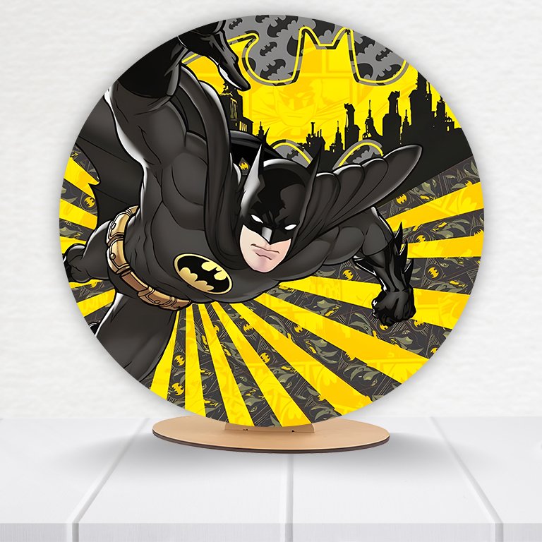 Painel Redondo Batman 50x50cm  PAINEL169 - Imagem 5