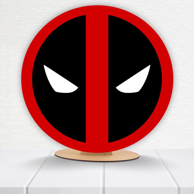 Painel Redondo Deadpool 50x50cm - Imagem 4