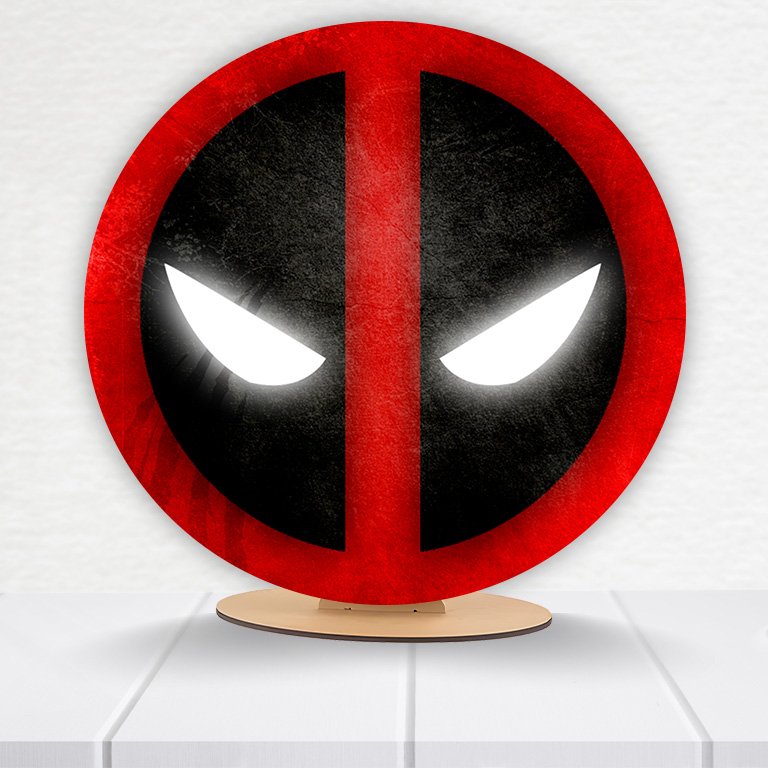 Painel Redondo Deadpool 50x50cm - Imagem 3