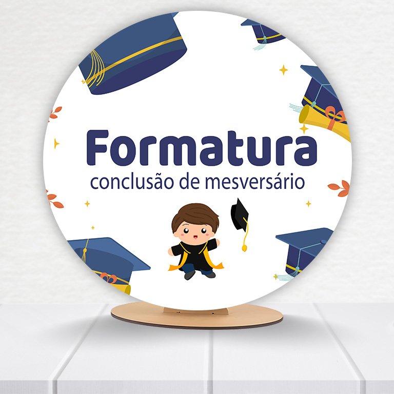 Painel Redondo Mêsversário 50x50cm - Imagem 6